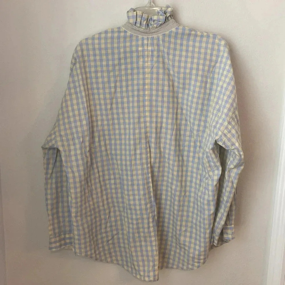 A Shirt Thing Penelope Yellow Check Shirt - Picture 4 of 8